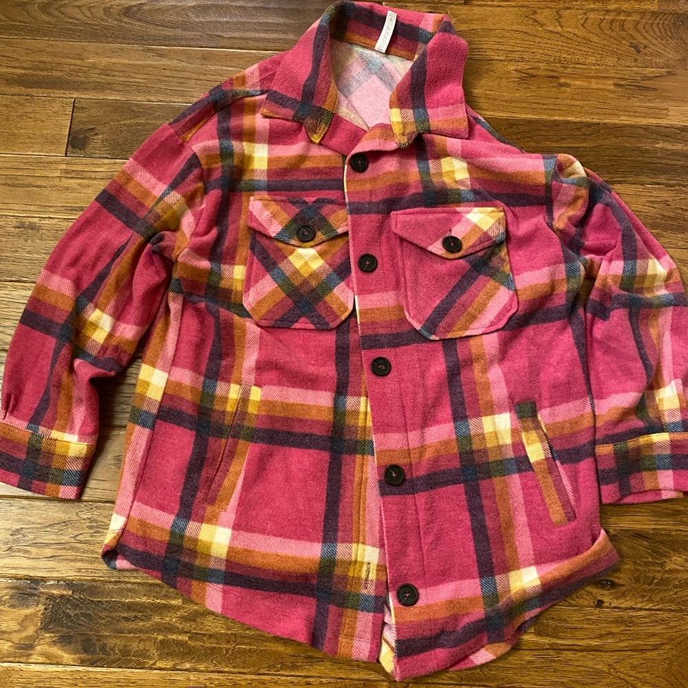 Plaid shacket